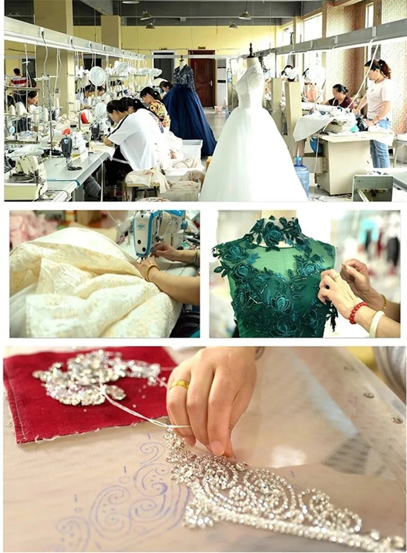 Verngo Green Shiny Formal Evening Dress O Neck Full Sleeves Formal Occasion Elegant Pleat Arabic Prom Gowns Customized