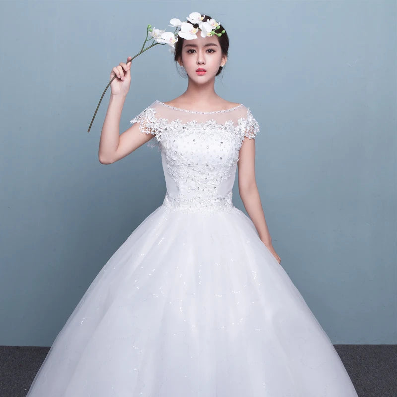 Customized Wedding Dress Ball Gowns Bride Plus Size Wedding Dresses for Women Embroidery Dresses Vestidos De Novia