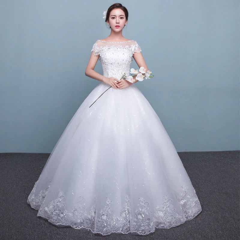 Customized Wedding Dress Ball Gowns Bride Plus Size Wedding Dresses for Women Embroidery Dresses Vestidos De Novia
