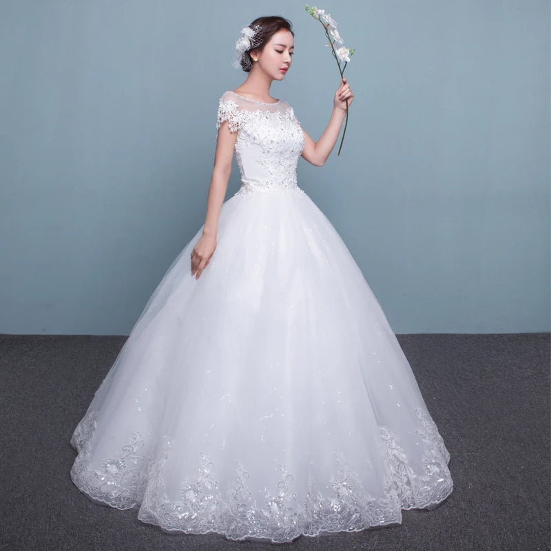Customized Wedding Dress Ball Gowns Bride Plus Size Wedding Dresses for Women Embroidery Dresses Vestidos De Novia
