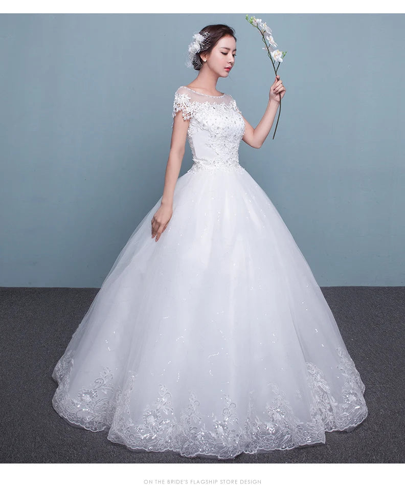 Customized Wedding Dress Ball Gowns Bride Plus Size Wedding Dresses for Women Embroidery Dresses Vestidos De Novia