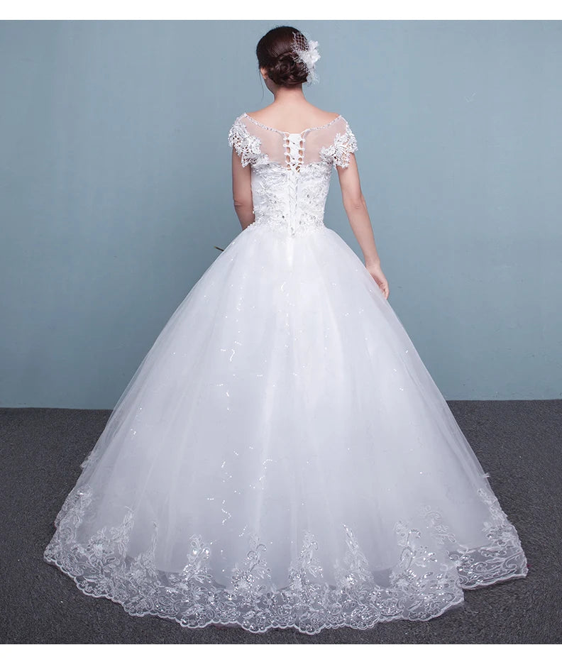 Customized Wedding Dress Ball Gowns Bride Plus Size Wedding Dresses for Women Embroidery Dresses Vestidos De Novia